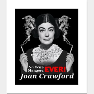 Smoking Mommie Dearest - Joan Crawford Posters and Art